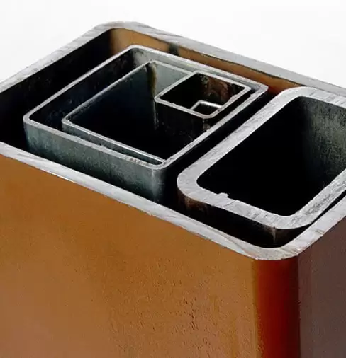 Perfiles de acero laminado.