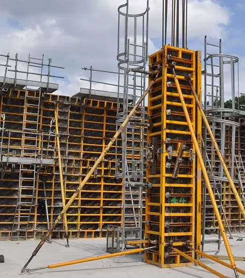 Encofrado de columnas.