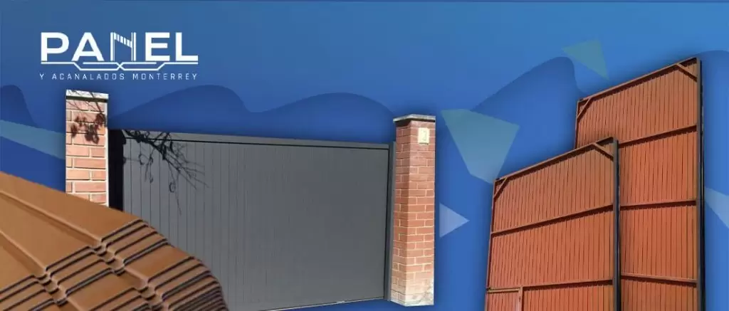 Ejemplos de puertas y portones de lamina tipo tablero.