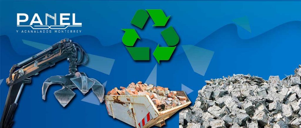 Tres materiales de construccion que se pueden reciclar