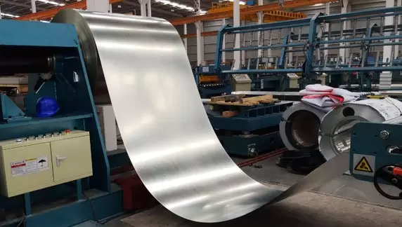 Rollo de acero desenrollado con revestimiento galvanizado