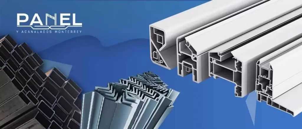 Perfiles que conforman el catálogo de perfiles de acero.
