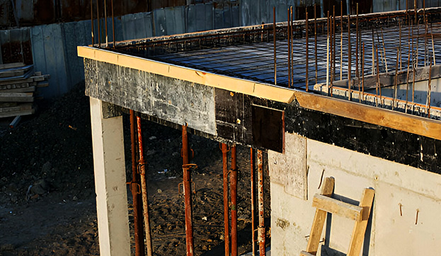 Proceso de construcción de losa maciza