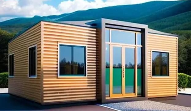 Muestra de casa prefabricada Amazon