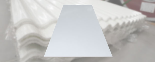 Vista frontal de lámina Poliacryl T-50