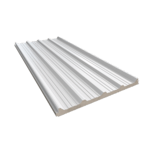 Muestra de panel Multytecho sobre fondo blanco