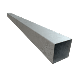Pieza de perfil tubular cuadrado hueco de acero