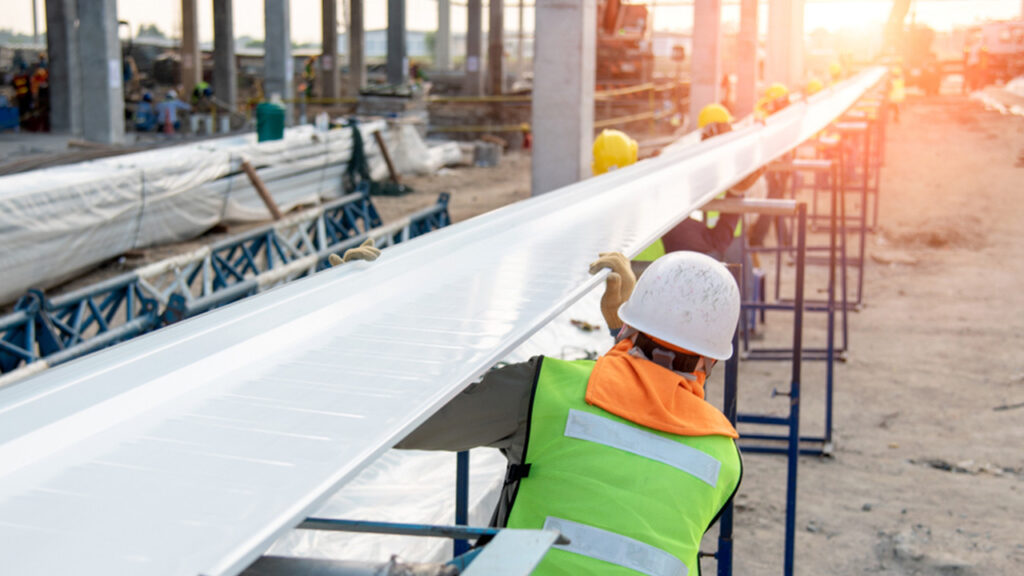 Proceso de rolado de cinta de acero para construcción de Arcotecho