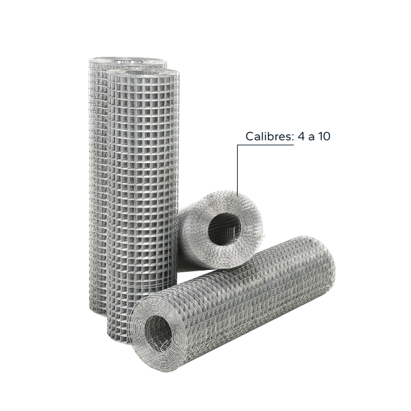 Rollos de Malla Electrosoldada con especificación de calibres
