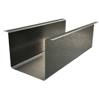 Canal cuadrado galvanizado