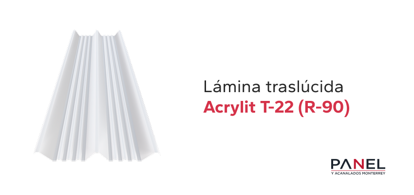 Lámina traslúcida Acrylit T-22 R-90